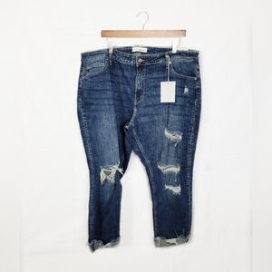 Women's NWT 20W Kancan Boyfriend Jeans